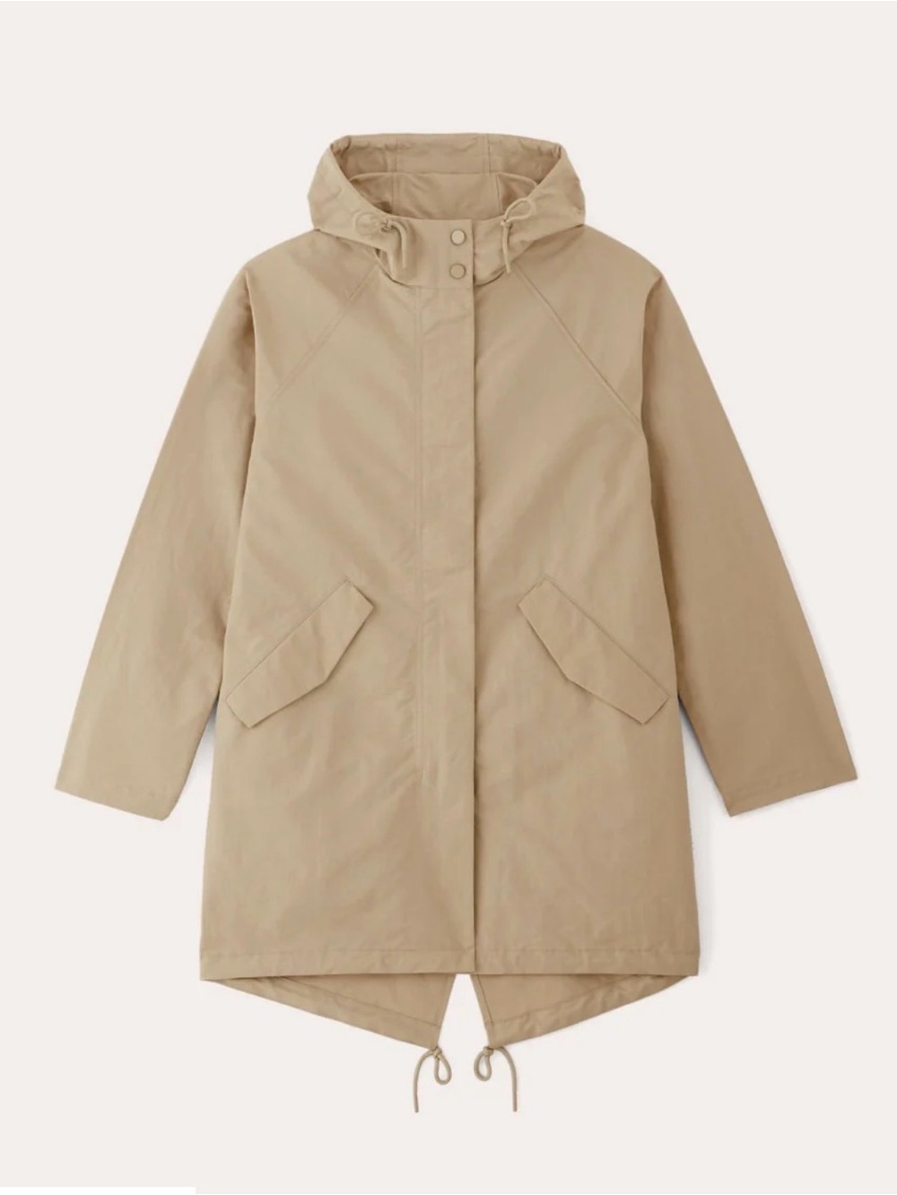 Everlane the renew anorak in trench coat khaki
Size small